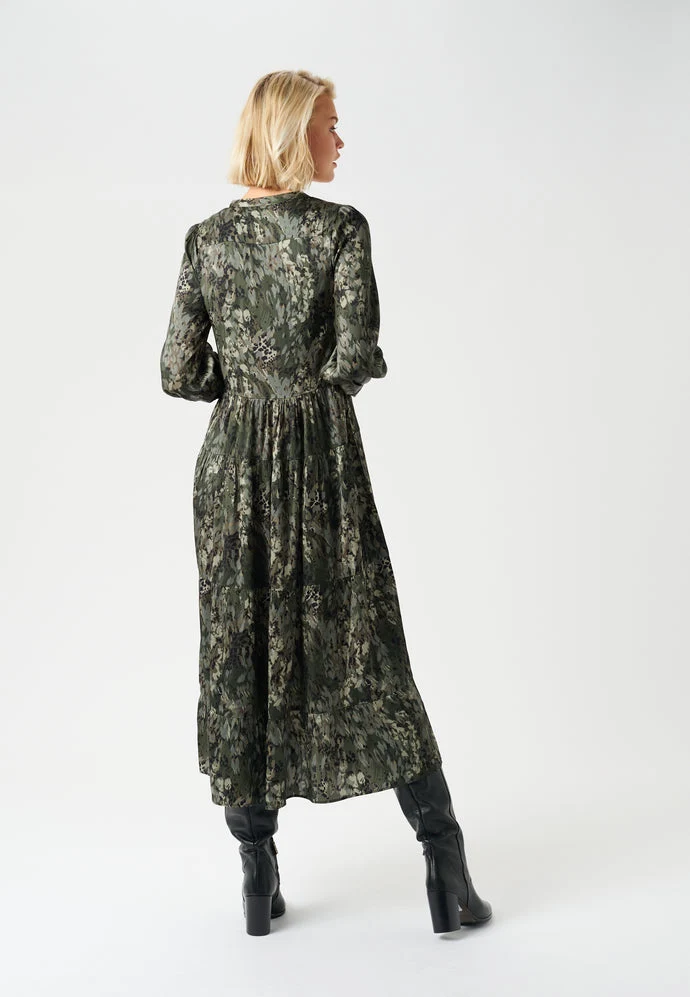 Seraphina Ozelot Beetle Midi Dress