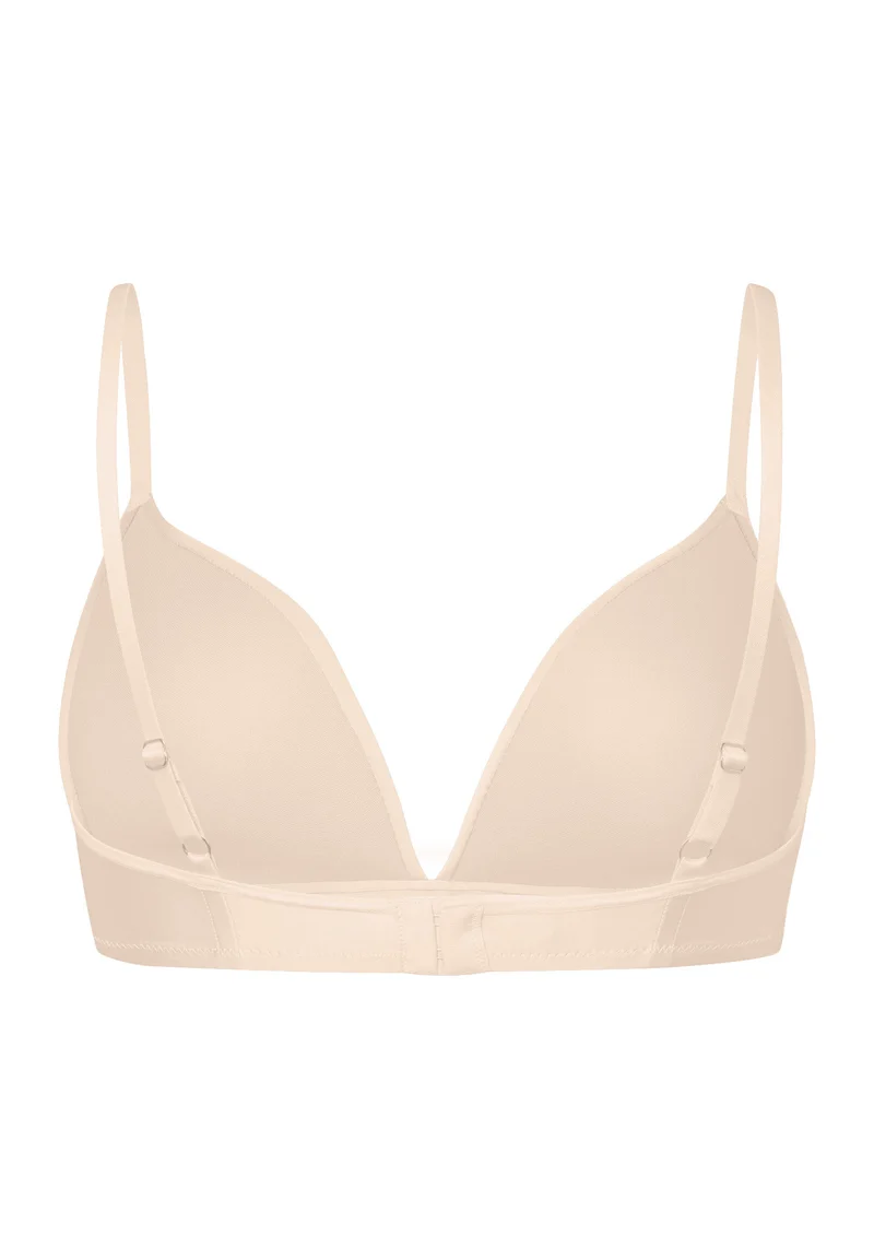 Satin Deluxe Light Padded Soft Cup Bra | natural 071071-070858