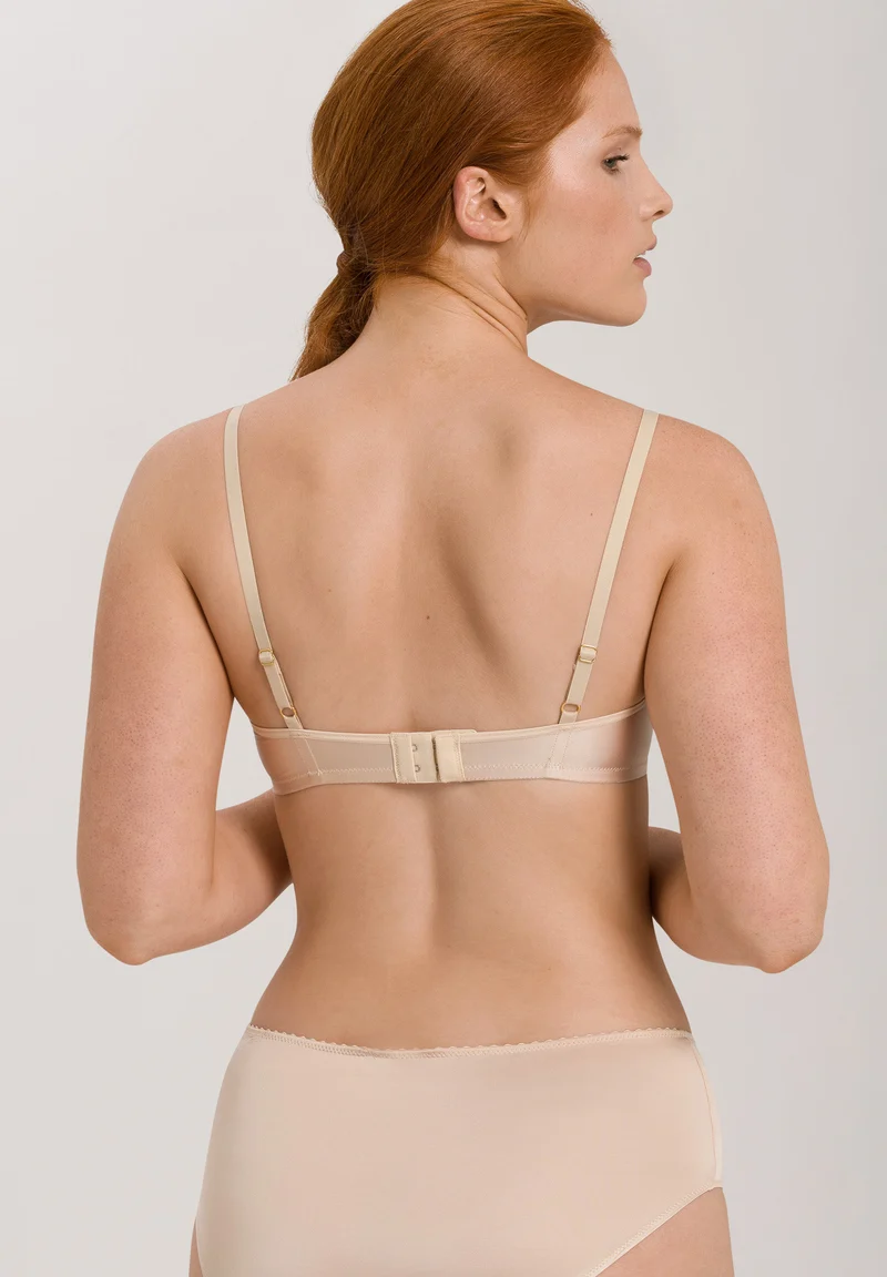 Satin Deluxe Light Padded Soft Cup Bra | natural 071071-070858