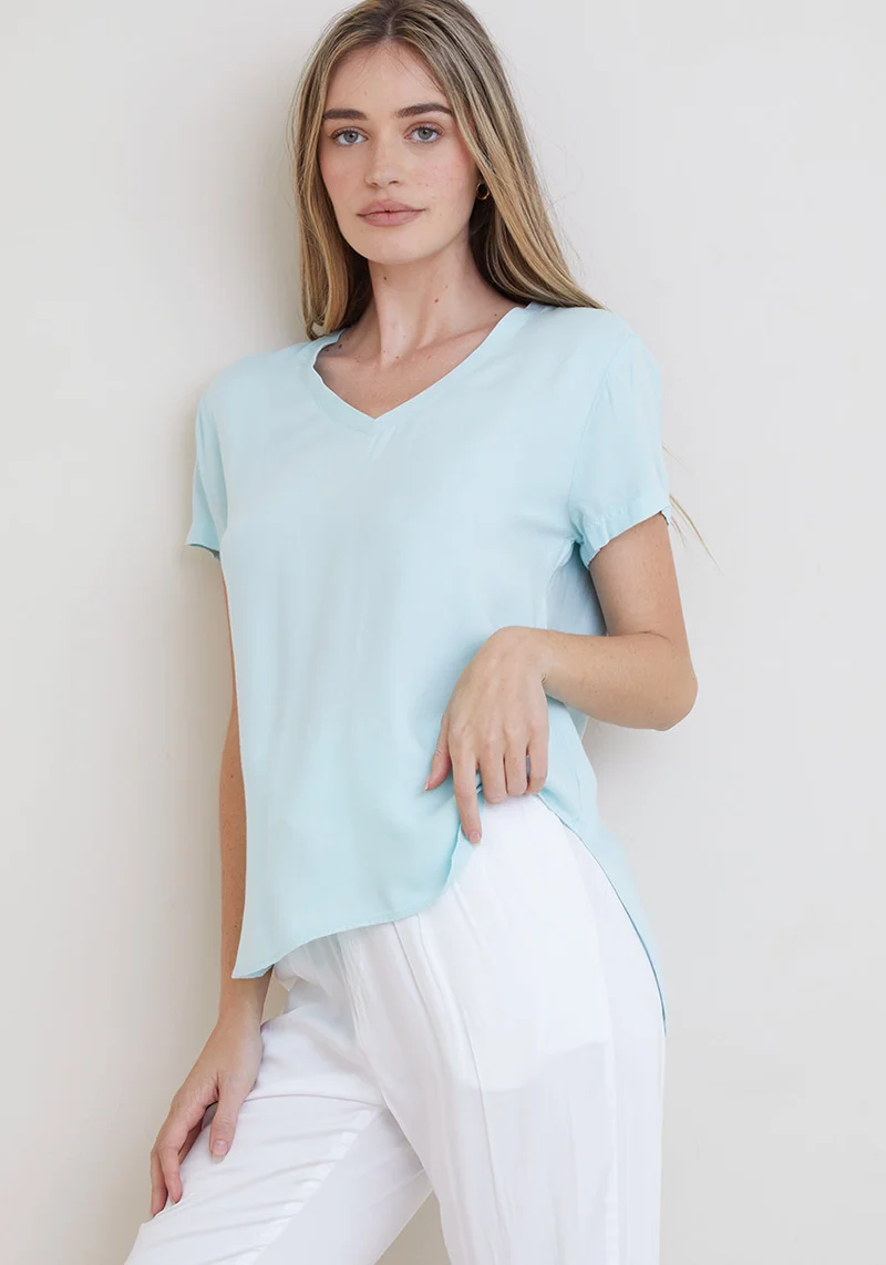 Seafoam V Neck