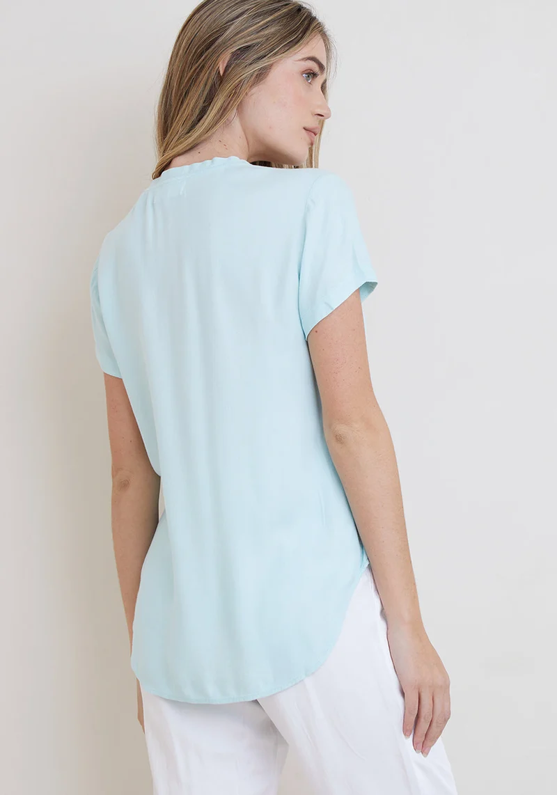 Seafoam V Neck