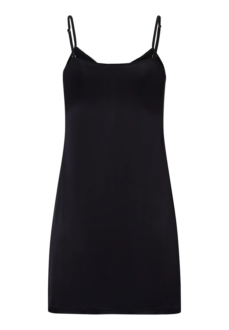 Satin Deluxe Bodydress 85cm | black 071065-070019