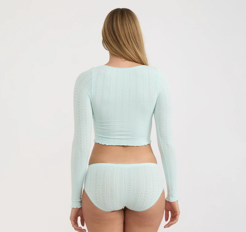 Pointelle Cardigan