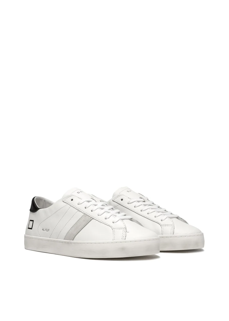 Hill Low Calf White Black Trainer