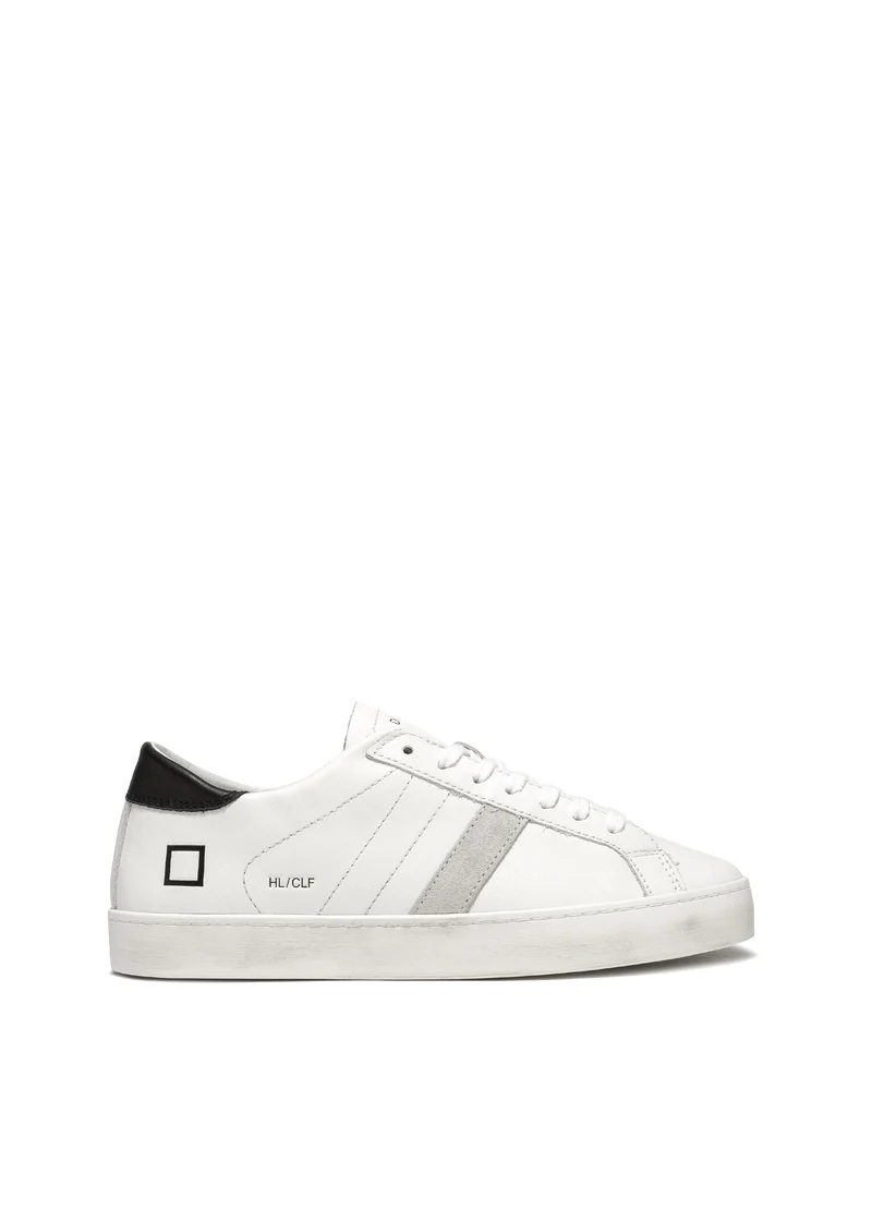 Hill Low Calf White Black Trainer