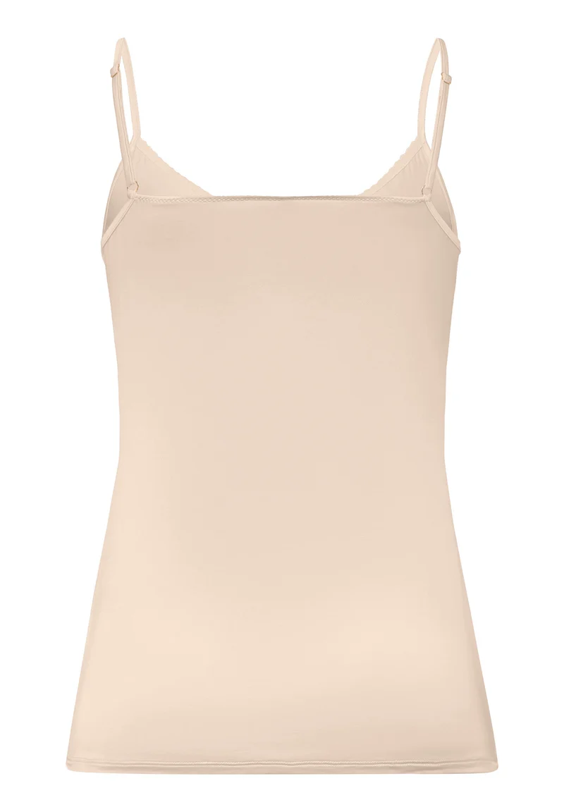Satin Deluxe Spaghetti Top | natural 071063-070858