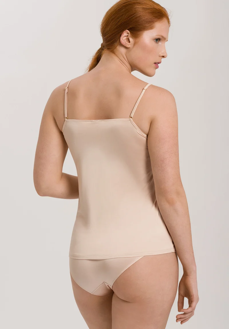 Satin Deluxe Spaghetti Top | natural 071063-070858