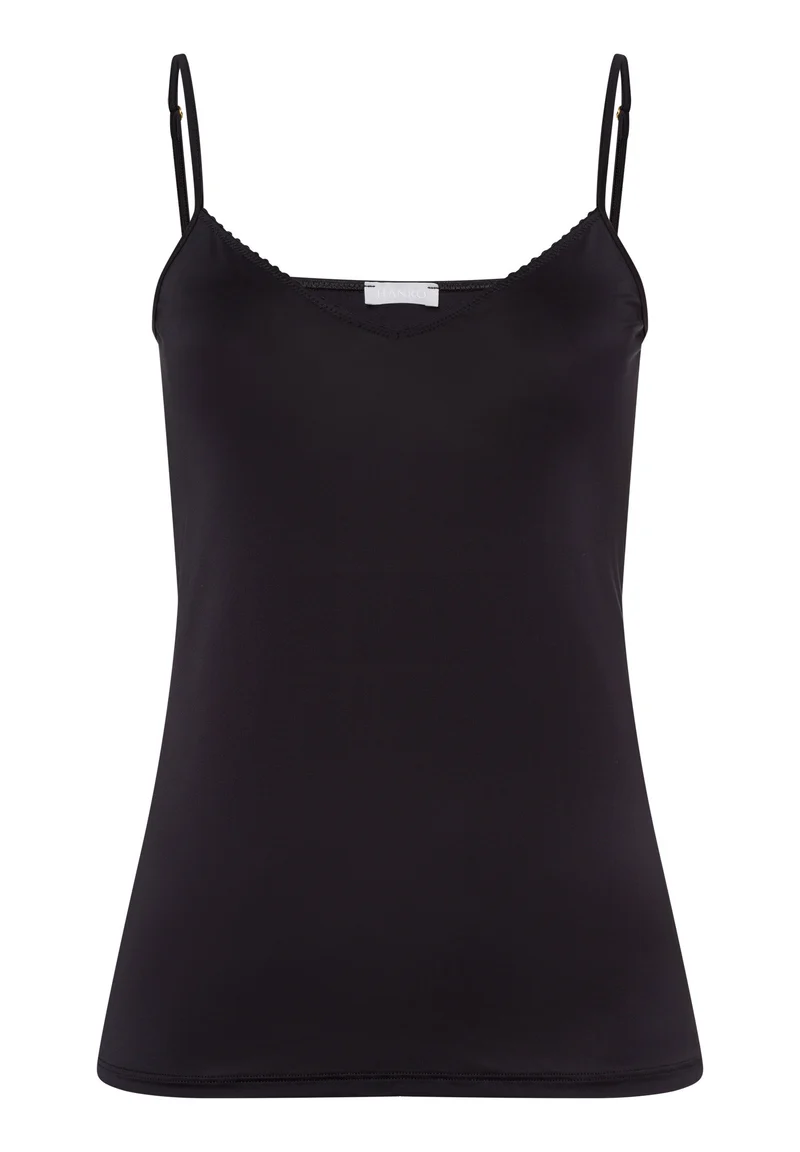 Satin Deluxe Spaghetti Top | black 071063-070019