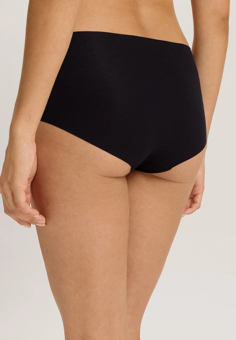 Invisible Cotton Maxi Briefs | black 071244-070019