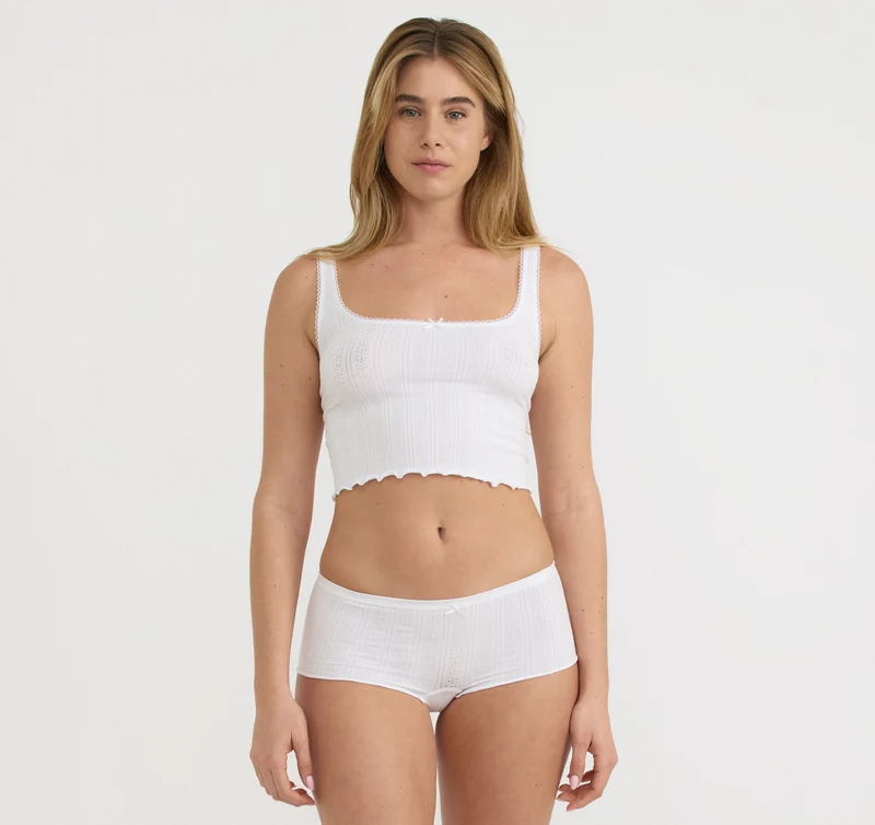 Pointelle Shorty