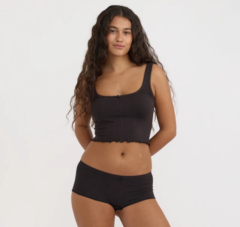 Pointelle Shorty