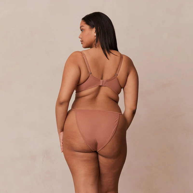 Classic Plunge T-shirt Bra - Mocha