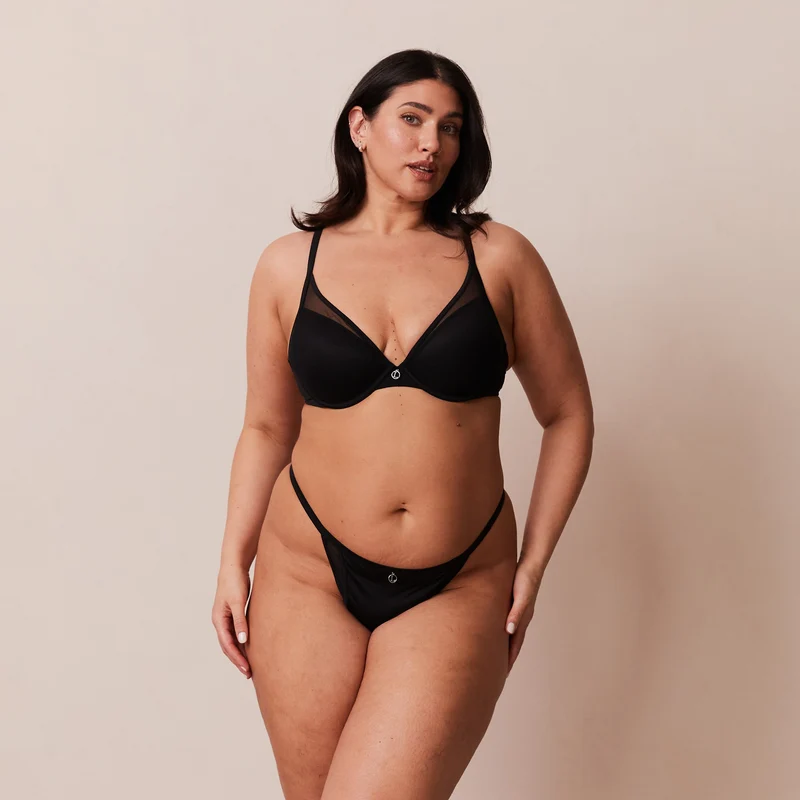 Classic Plunge T-shirt Bra - Black