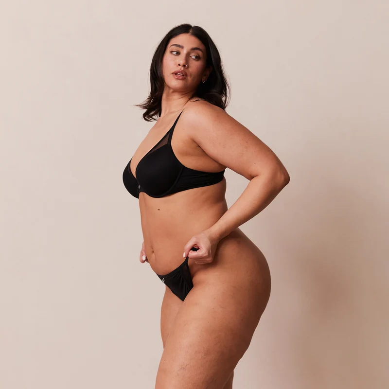 Classic Plunge T-shirt Bra - Black