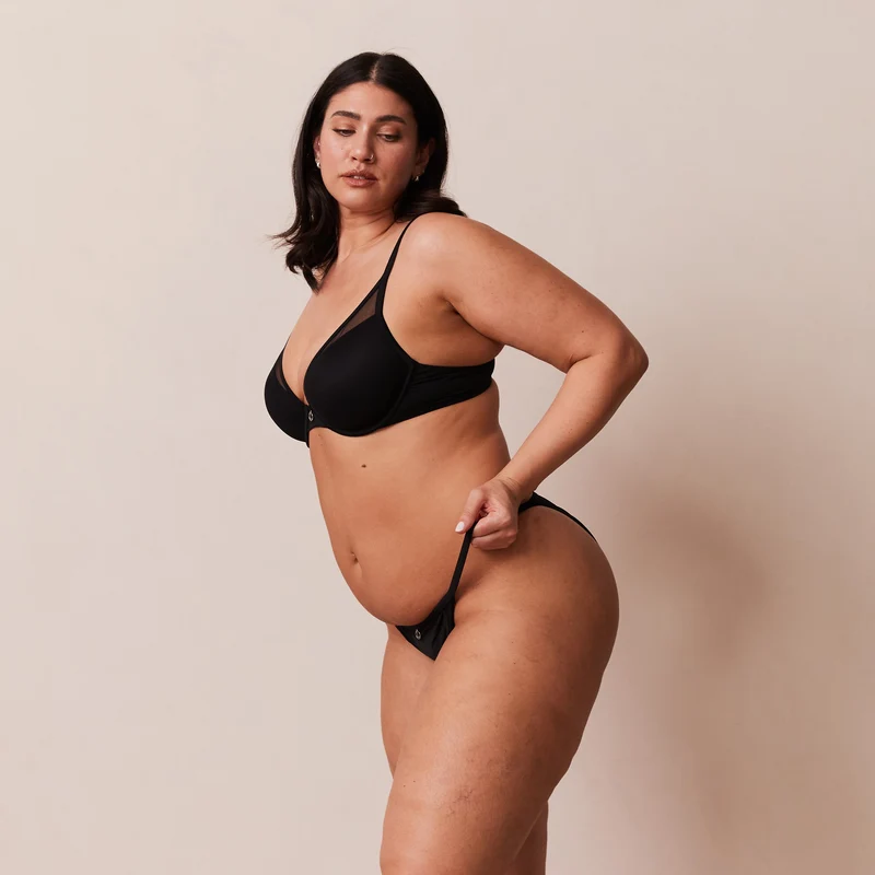 Classic Plunge T-shirt Bra - Black