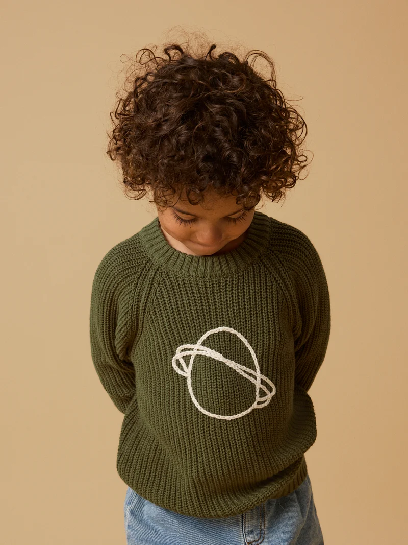NMMEMLEN EMB KNIT LIL