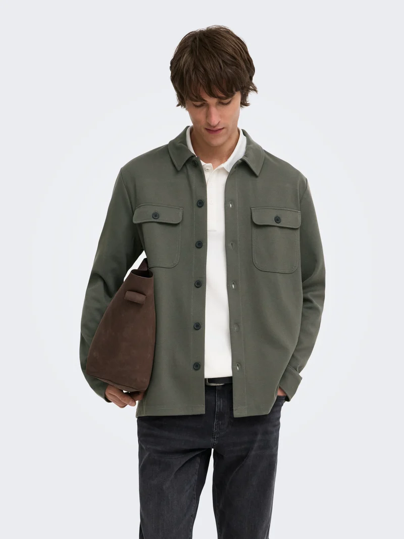 ONSNEWKODYL OVERSHIRT SWEAT NOOS