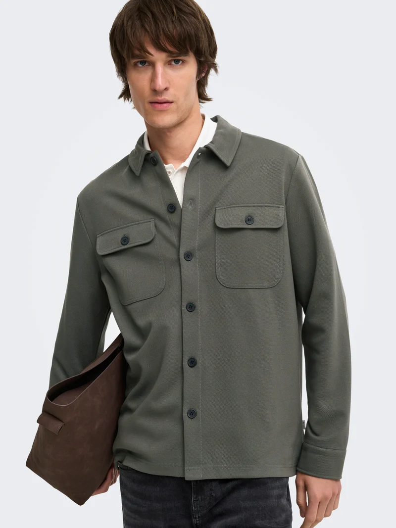 ONSNEWKODYL OVERSHIRT SWEAT NOOS