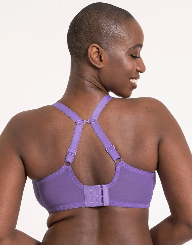 Curvy Kate Flare Full Cup Plunge Side Support Bra Amethyst Purple