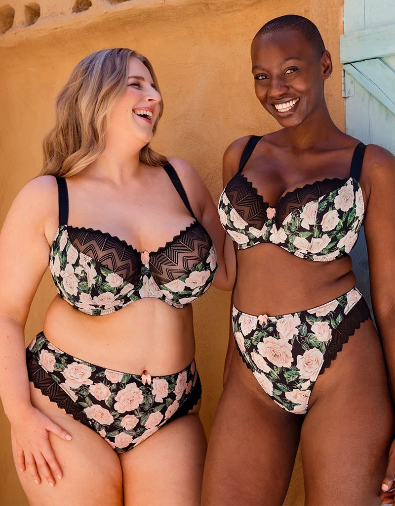 Curvy Kate Wild One Balcony Bra Floral Print