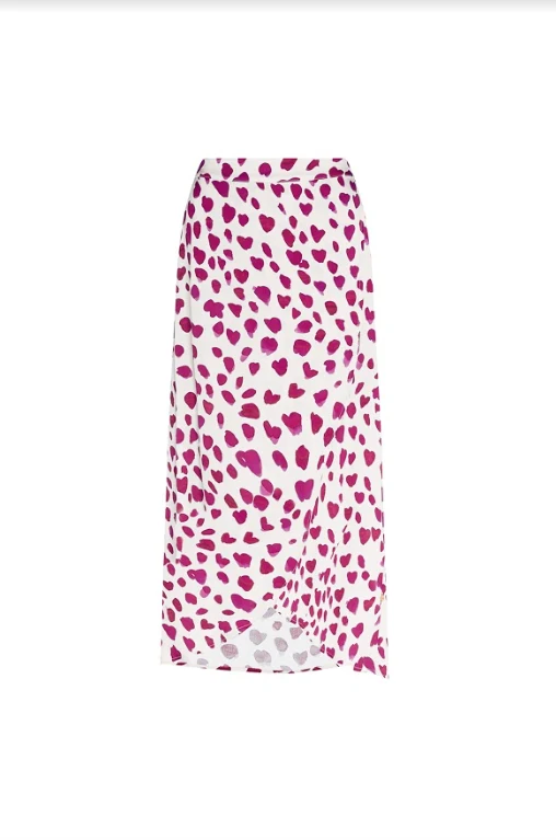 Cora Pink Leopard Skirt