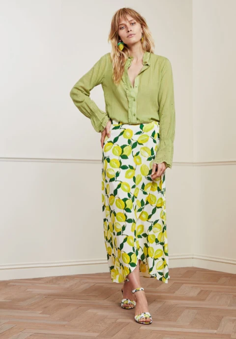 Cora Lime Skirt