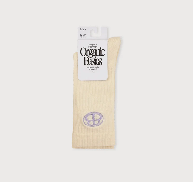 Core Butterfly Crew Rib Socks