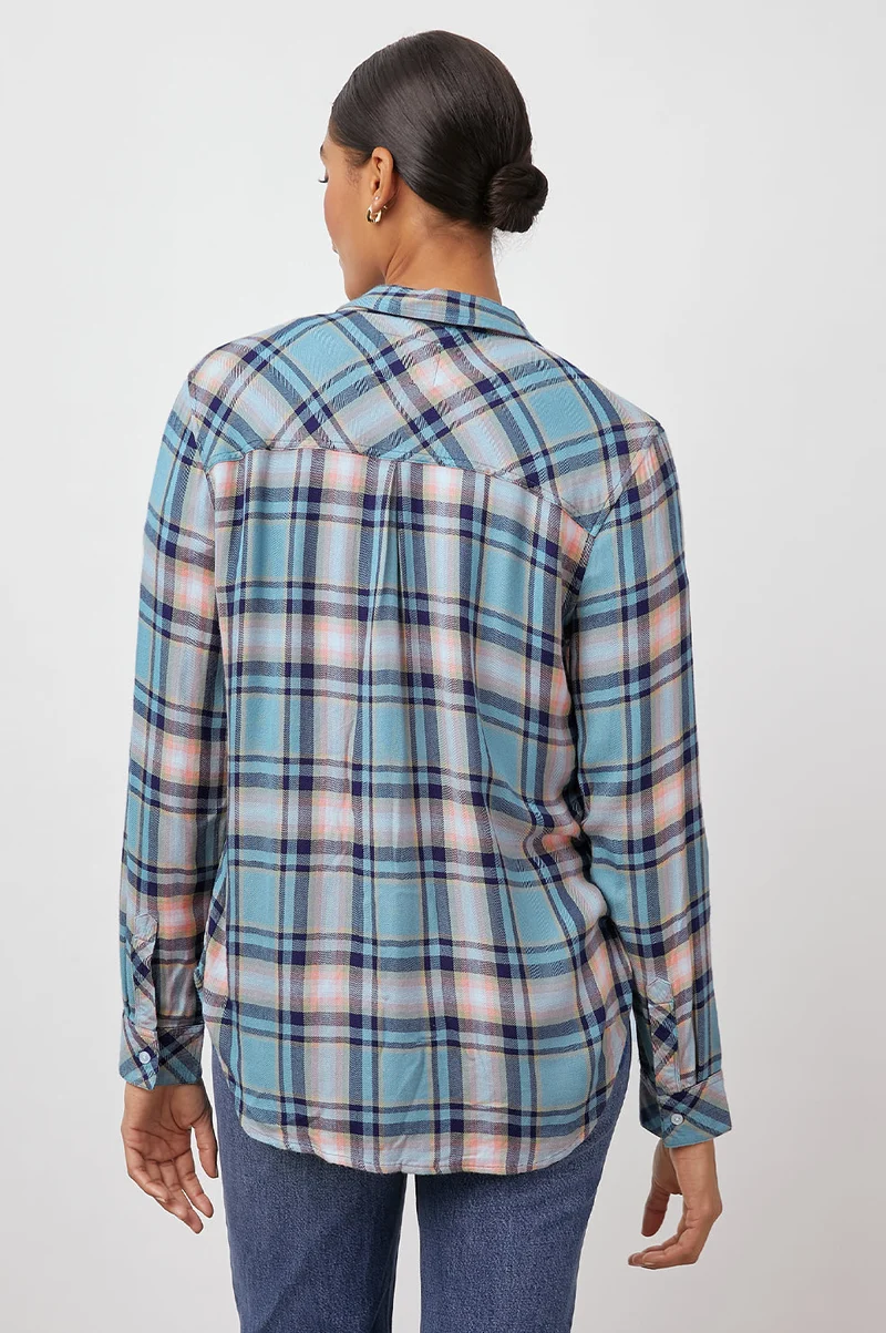 Hunter Teal Peach Navy