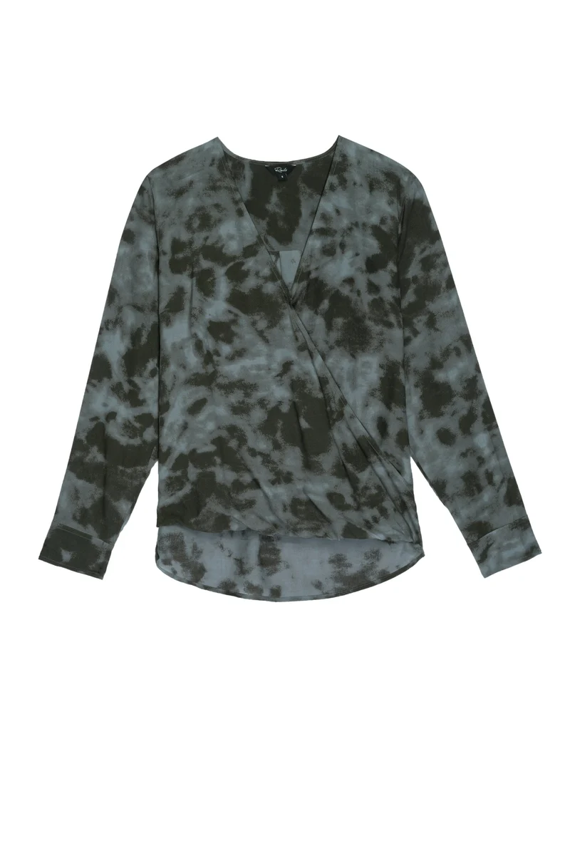 Hillary Slate Tie Dye Top