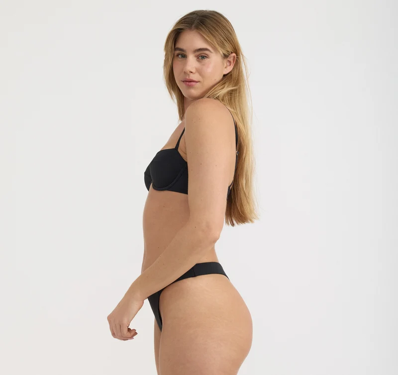 Swim High-Leg Bikini Thong