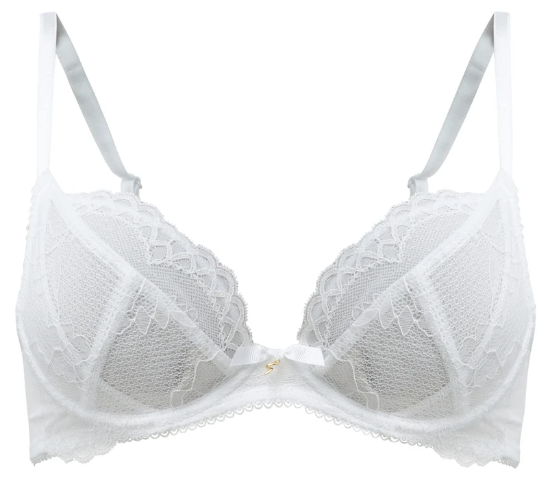 Gossard - Superboost Lace Ungepolsterter Plunge-BH Weiß