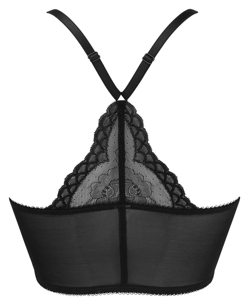 Gossard - Superboost Lace Deep V Bralette Schwarz