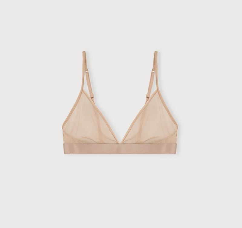 Mesh Triangle Bralette