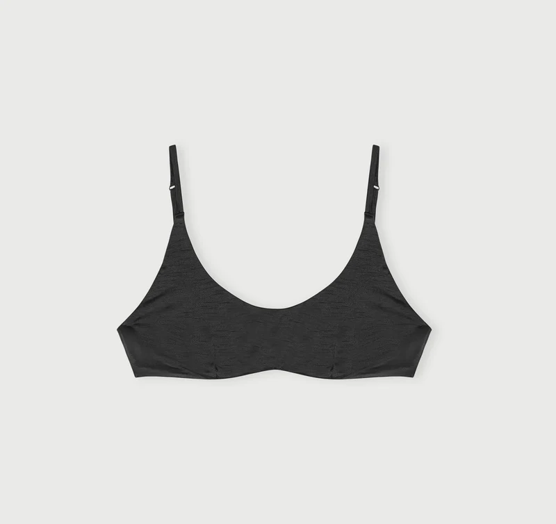 Solar Swim Scoop Neck Bikini Top