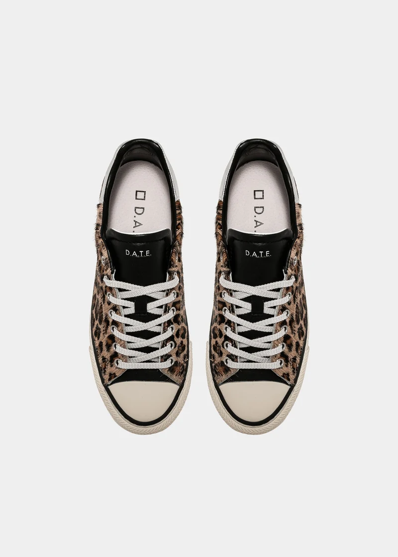Linea Pony Leopard Black Trainers