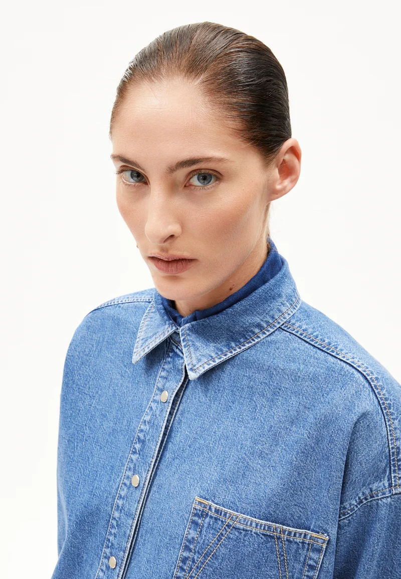 NALAANI DENIM BLOUSE