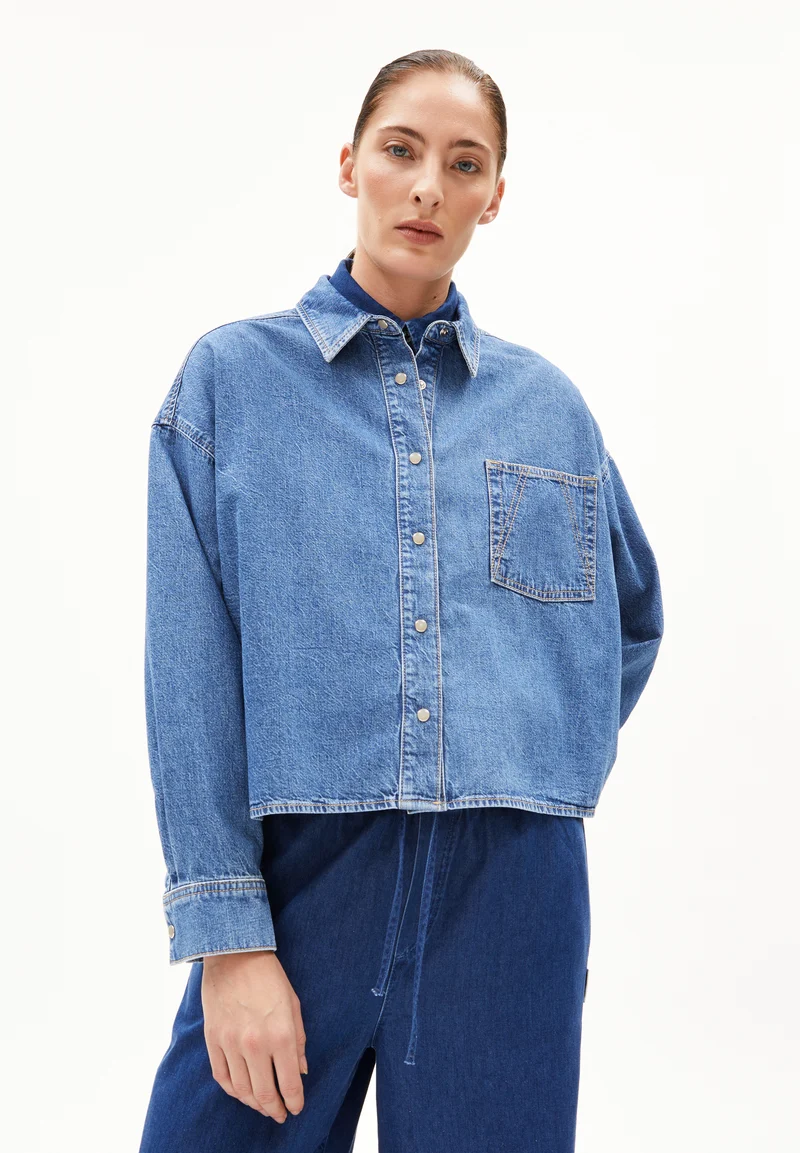 NALAANI DENIM BLOUSE