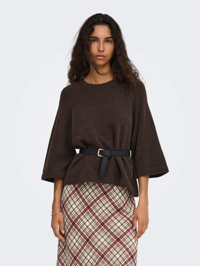 ONLSIMONI 3/4 PULLOVER KNT NOOS