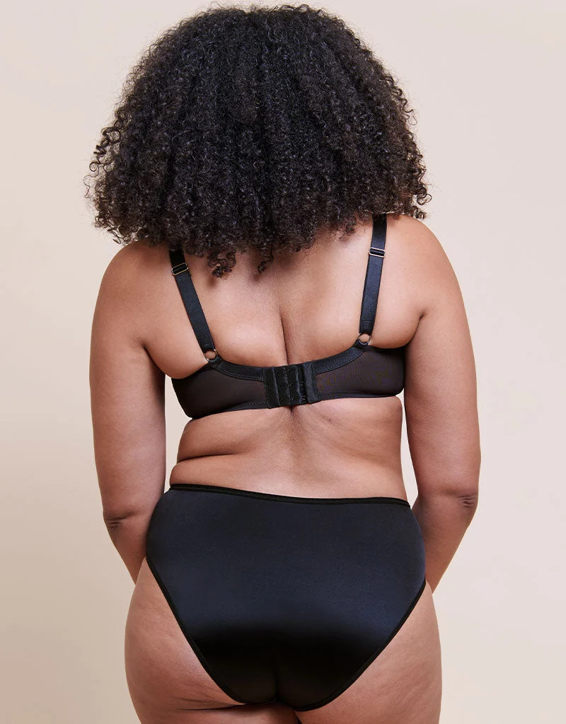 Curvy Kate Boost Me Up Padded Balcony Bra Black