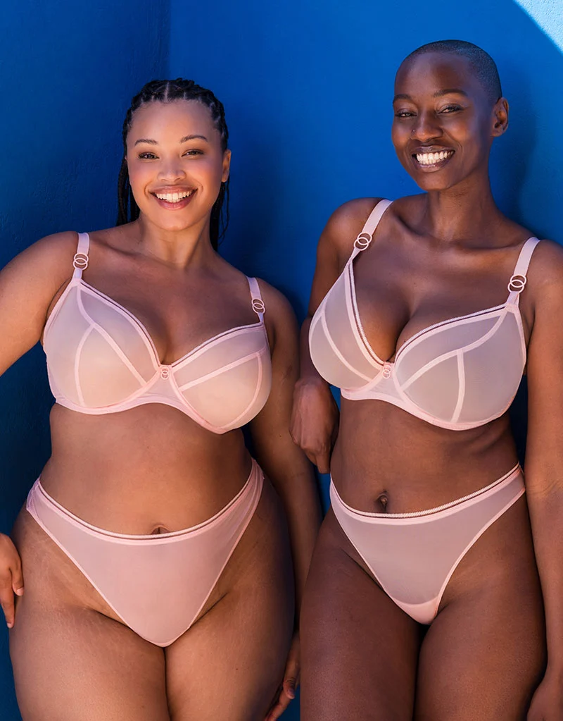 Curvy Kate Lifestyle Plunge Bra Blush Pink