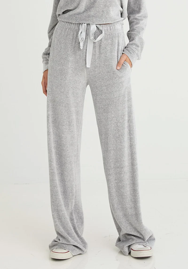 Easy Wide Leg Track Pants