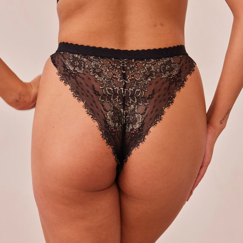 Desire Balcony Bra - Black