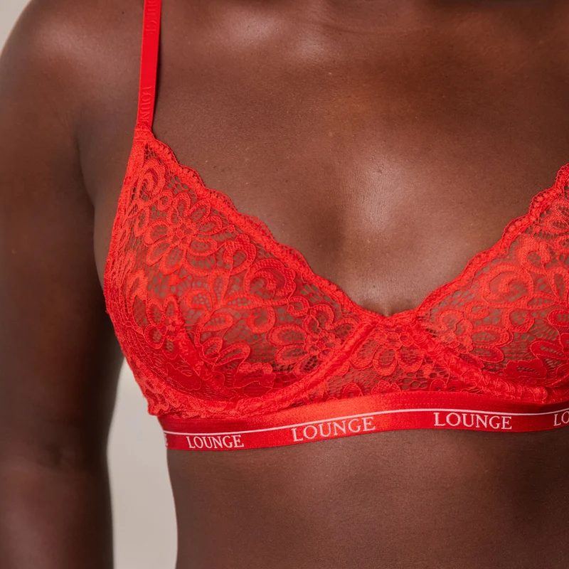 Balcony Bra - Red