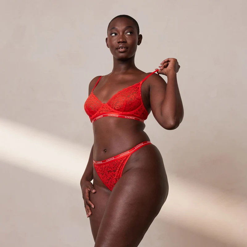 Balcony Bra - Red