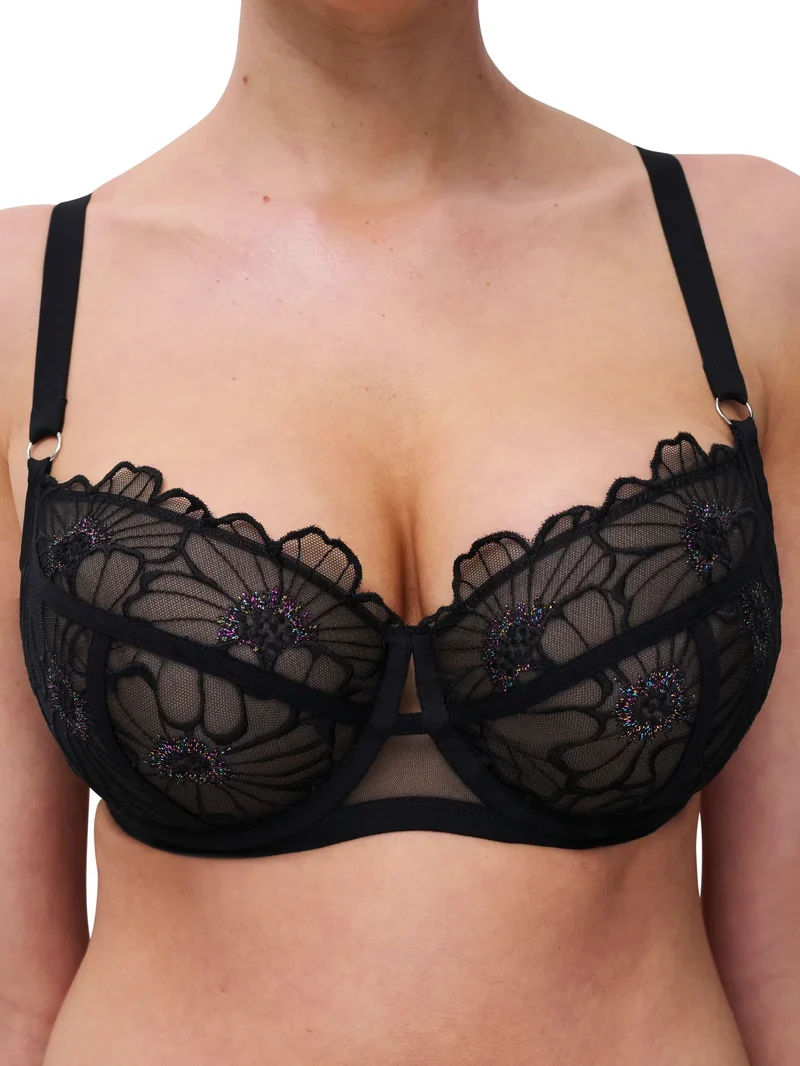 Chantelle - Lush Halbschalen-BH Festliches Schwarz