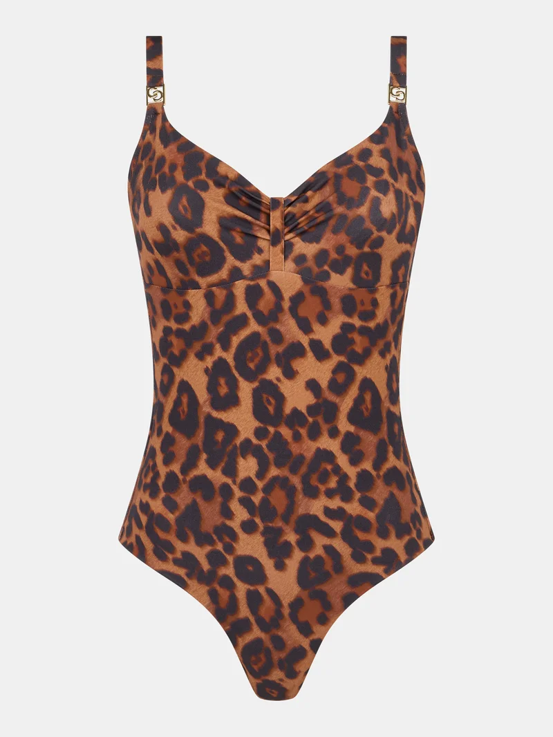 Chantelle Swimwear - Sauvage Bedeckender Bügel-Badeanzug Wild Leopard