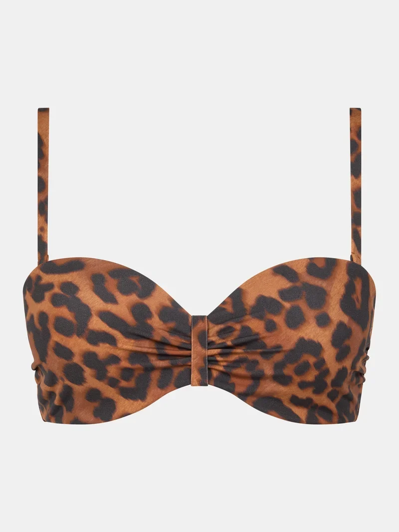 Chantelle Bademode - Sauvage Bandeau-T-Shirt-BH Wild Leopard