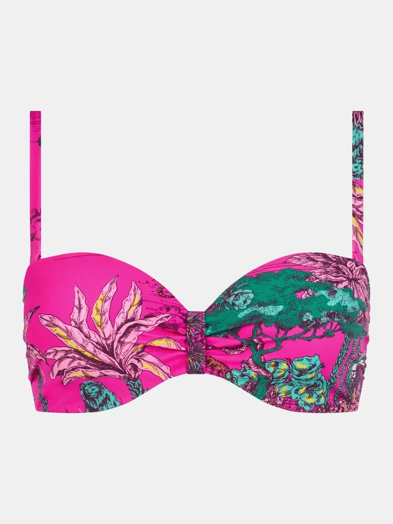 Chantelle Bademode - Sauvage Bandeau-T-Shirt-BH Pink Jungle