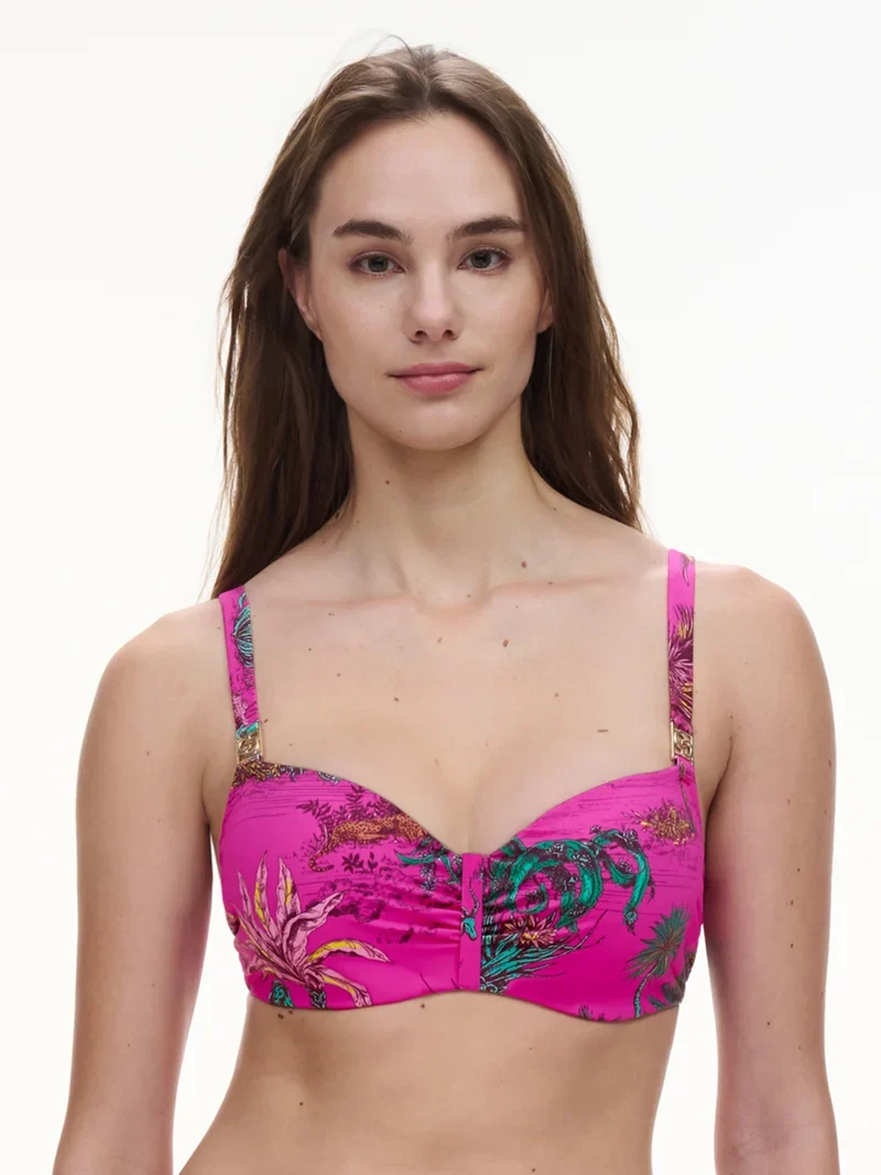 Chantelle Bademode - Sauvage Halbschalen-Memory-BH Pink Jungle