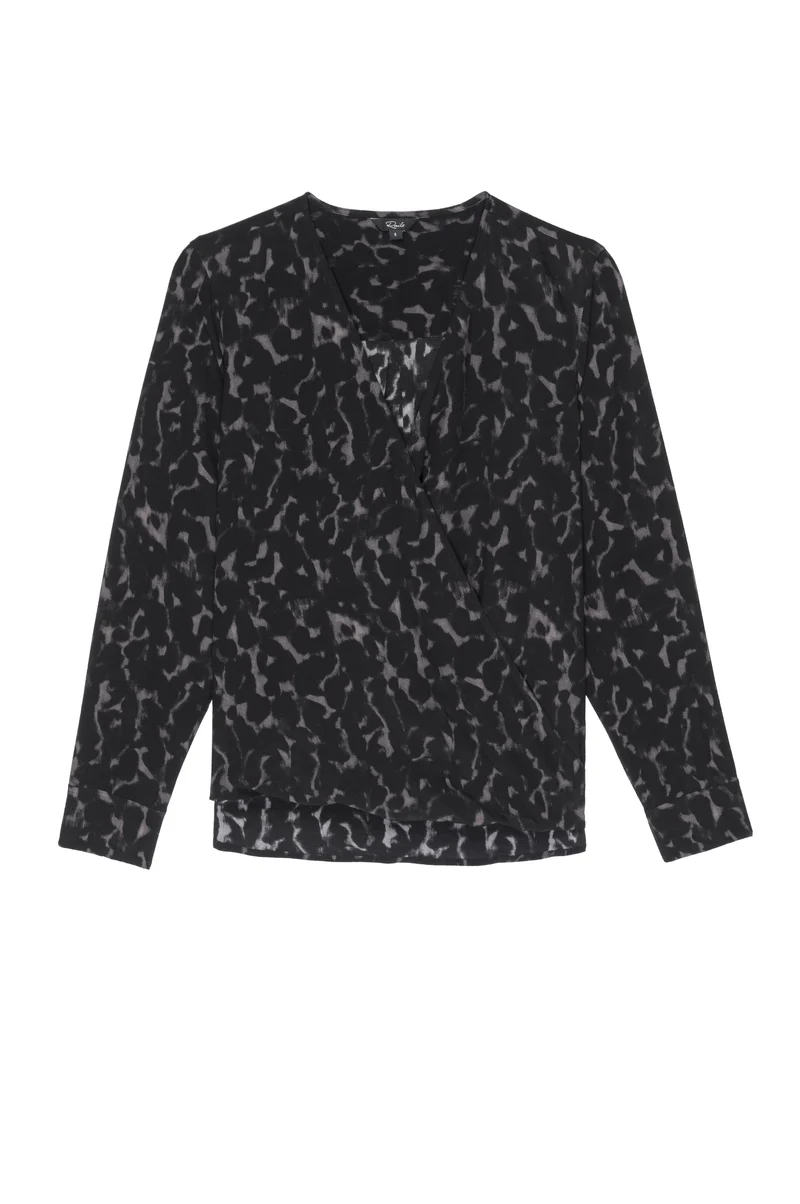 Hillary Diffused Cheetah Top